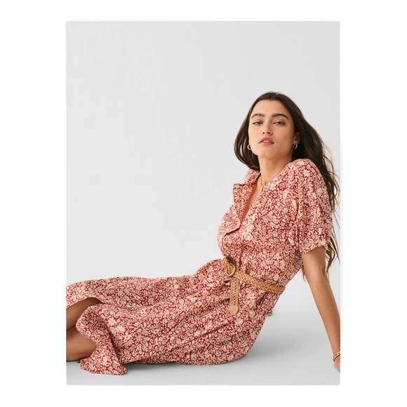 Faherty Carmel Dress-Spice Sunrise Floral NWOT - Picture 1 of 11